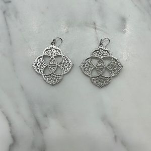 Kendra Scott Silver Earrings